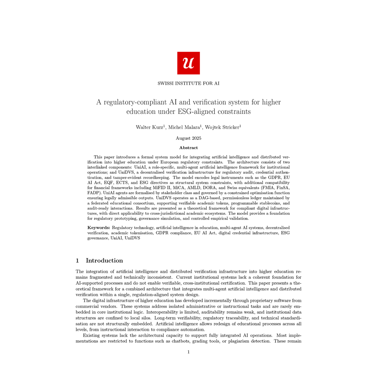 Swissi Research Paper