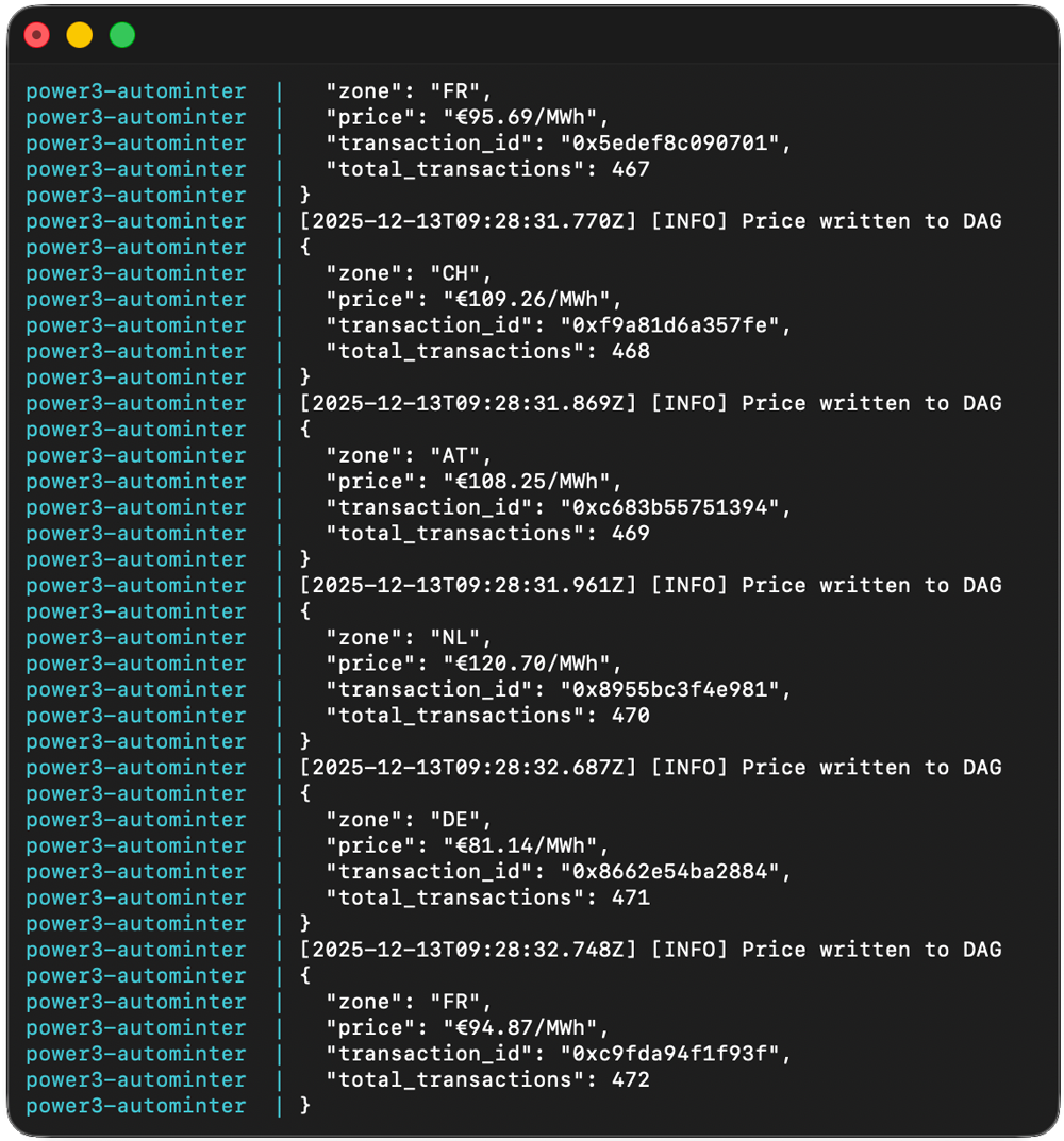 P3 Energy Autominter